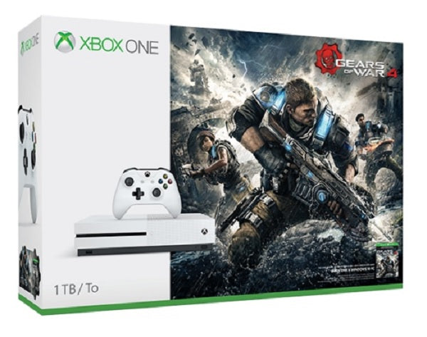 1 TB/TO XB ONE S BLANCA + GEARS OF WAR 4