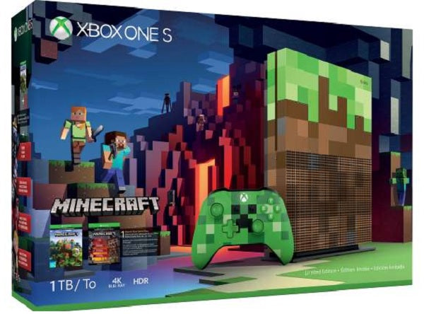 1 TB XB ONE S MINECRAFT EDICION LIMITADA