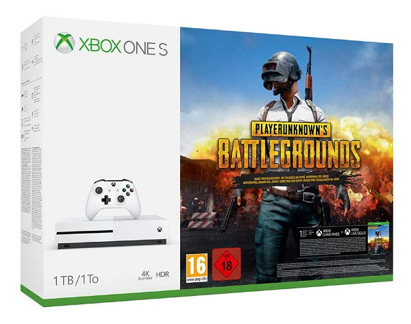 1 TB/TO XB ONE S BLANCA + PLAYERUNKNOWN’S BATTLEGROUND + GAME PASS 1 MES