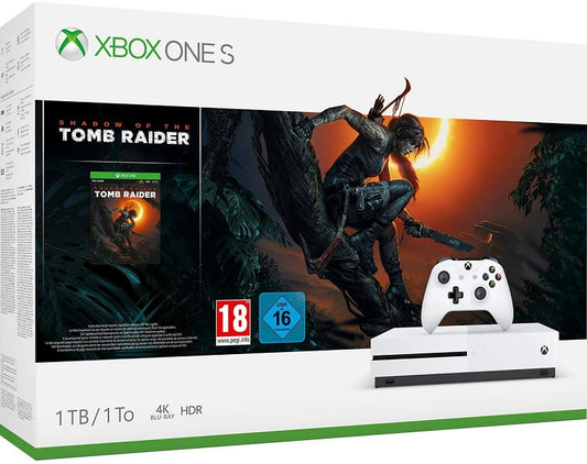 1 TB/TO XB ONE S BLANCA + SHADOW OF TOMB RAIDER