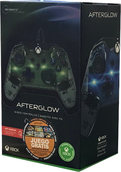 PDP AFTERGLOW WIRED CONTROLLER MANETTE AVEC FIL + JUEGO DIGITAL (XBONE/ PC)