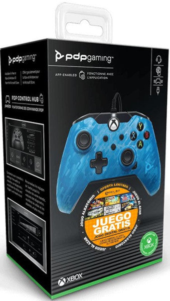 PDP WIRED CONTROLLER REVENANT BLUE + JUEGO DIGITAL (XBONE/PC)