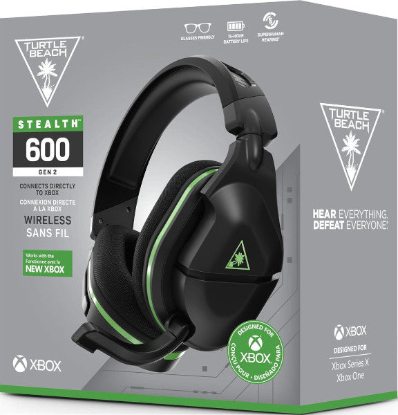 TURTLE BEACH WIRELLESS GAMING HEADSET STEALTH 600 GEN2 BLACK/GREEN (NEGRO/VERDE) (XBONE)