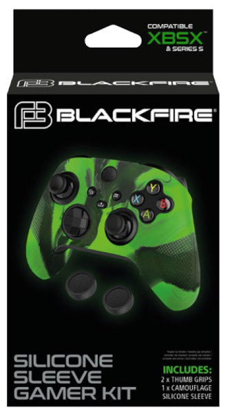 BLACKFIRE SILICONE SLEEVE GAMER KIT (FUNDA + 2 GRIPS)