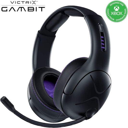 PDP VICTRIX GAMBIT BLACK WIRELESS SURROUND SOUND GAMING HEADSET (XBOX ONE)