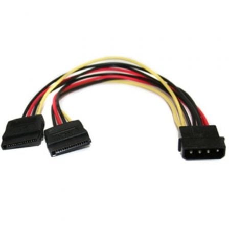 Adaptador Alimentación Molex a SATA 3GO CPSATAY/ Molex Macho - 2x SATA hembra