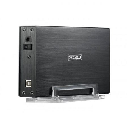 Caja Externa para Disco Duro de 3.5' 3GO HDD35BKIS/ USB 2.0