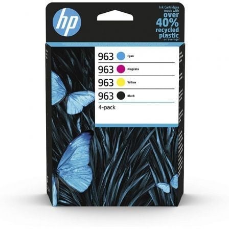 Cartucho de Tinta Original HP nº963 Multipack/ Cian/ Magenta/ Amarillo/ Negro