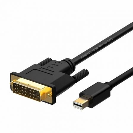 Adaptador Mini Displayport Aisens A125-0363/ Mini Displayport Macho - DVI Macho