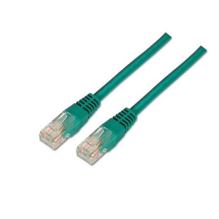 Cable de Red RJ45 UTP Aisens A135-0246/ Cat.6/ 1m/ Verde