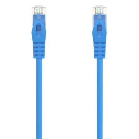 Cable de Red RJ45 AWG24 UTP Aisens A145-0570 Cat.6A/ LSZH/ 25cm/ Azul