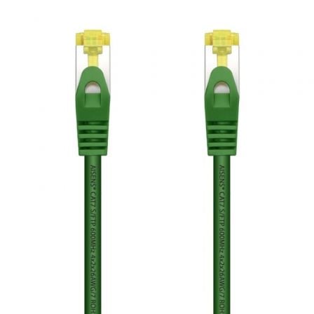 Cable de Red RJ45 SFTP Aisens A146-0480 Cat.7/ 25cm/ Verde