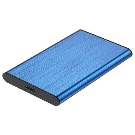 Caja Externa para Disco Duro de 2.5' Aisens ASE-2525BLU/ USB 3.1/ Sin tornillos