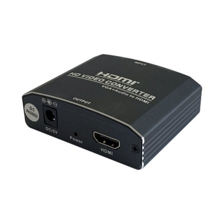 Adaptador HDMI Aisens A115-0386/ VGA Hembra + Jack 3.5 Hembra - HDMI Hembra