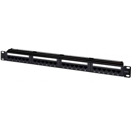 Patch Panel Aisens A141-0308/ 24 Puertos/ Cat.6/ Altura 1U