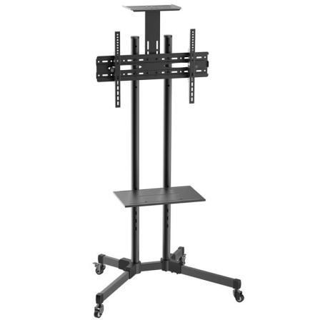 Soporte de Pie Inclinable con Ruedas Aisens FT70TE-035 para TV de 37-70'/ hasta 50kg