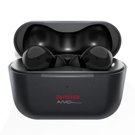 Auriculares Bluetooth Aiwa EBTW-888ANC con estuche de carga/ Autonomía 4h/ Negros