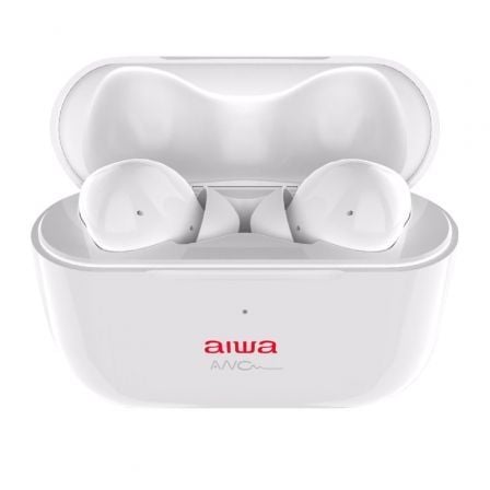 Auriculares Bluetooth Aiwa EBTW-888ANC con estuche de carga/ Autonomía 4h/ Blancos