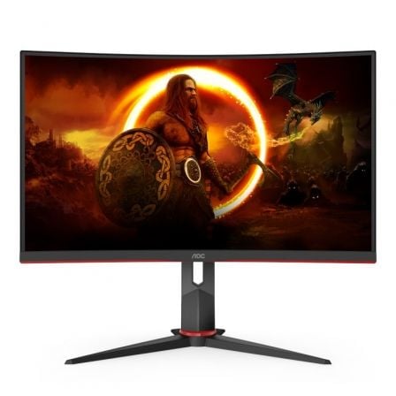 Monitor Gaming Curvo AOC C27G2ZU/BK 27'/ Full HD/ 0.5ms/ 240Hz/ VA/ Multimedia/ Negro