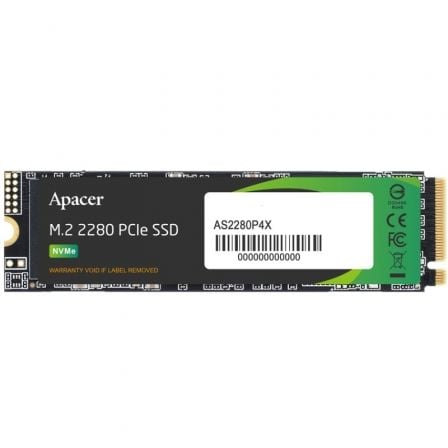 Disco SSD Apacer AS2280P4X 512GB/ M.2 2280 PCIe/ Full Capacity