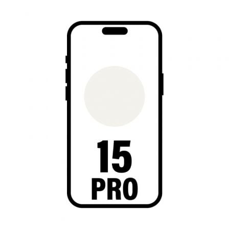 Smartphone Apple iPhone 15 Pro 1Tb/ 6.1'/ 5G/ Titanio Blanco