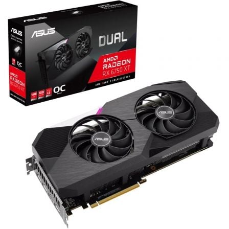 Tarjeta Gráfica Asus Dual Radeon RX 6750 XT OC/ 12GB GDDR6