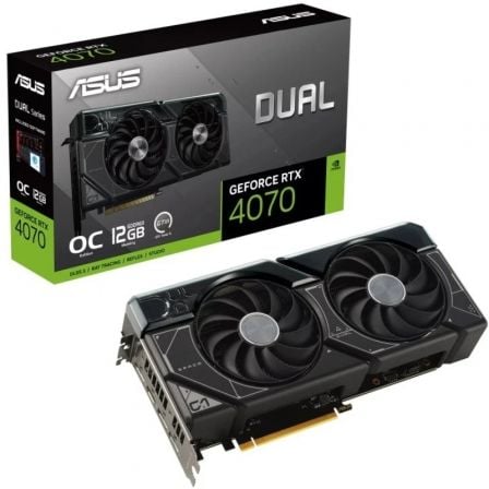 Tarjeta Gráfica Asus Dual GeForce RTX 4070 OC/ 12GB GDDR6X