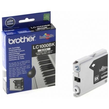 Cartucho de Tinta Original Brother LC1000-BK/ Negro