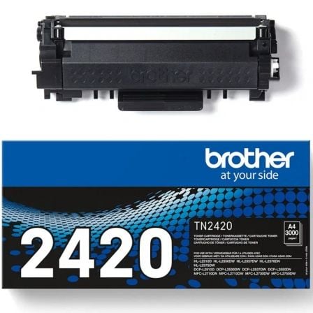 Tóner Original Brother TN-2420 Alta Capacidad/ Negro