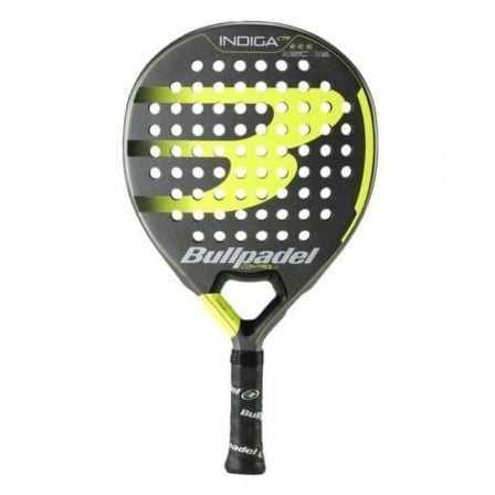 Pala de Pádel Bullpadel Indiga Control 2022/ Negra y Amarilla