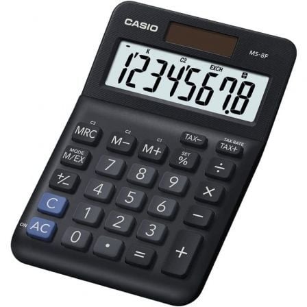 Calculadora Casio MS-8F/ Negra