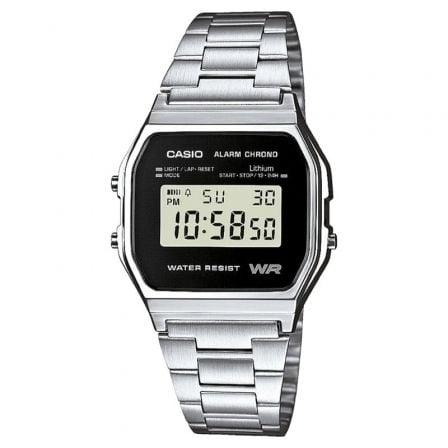 Reloj Digital Casio Vintage Iconic A158WEA-1EF/ 37mm/ Plata