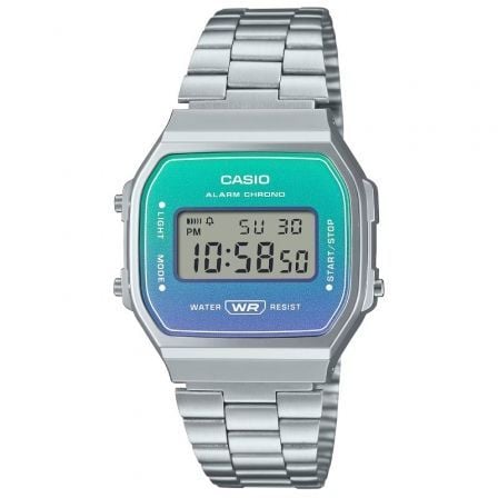 Reloj Digital Casio Vintage Iconic A168WER-2AEF/ 39mm/ Plata y Azul