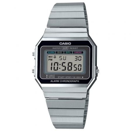 Reloj Digital Casio Vintage Iconic A700WE-1AEF/ 37mm/ Plata