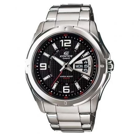 Reloj Analógico Casio Edifice Classic EF-129D-1AVEF/ 49mm/ Plata y Negro