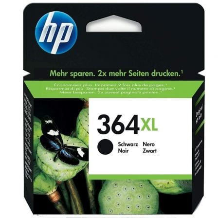 Cartucho de Tinta Original HP nº364 XL Alta Capacidad/ Negro