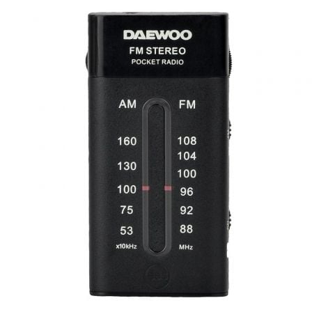 Radio Portátil Daewoo DW1109/ Negra