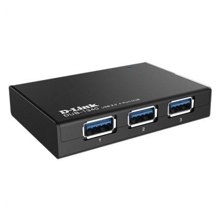 Hub USB 3.0 con Alimentación Externa D-Link DUB-1340/ 4xUSB