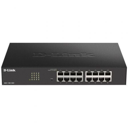 Switch Gestionable D-Link DGS-1100-16V2 16 Puertos/ RJ-45 Gigabit 10/100/1000