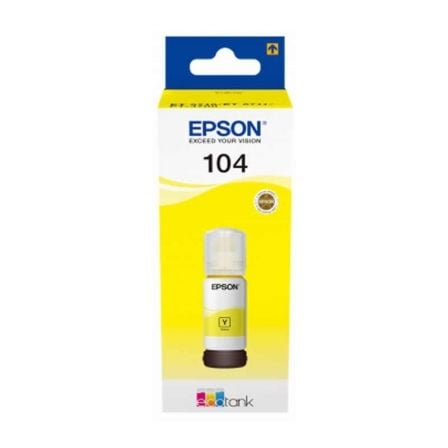 Botella de Tinta Original Epson nº104/ Amarillo