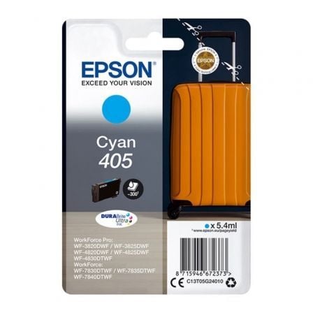 Cartucho de Tinta Original Epson nº405/ Cian