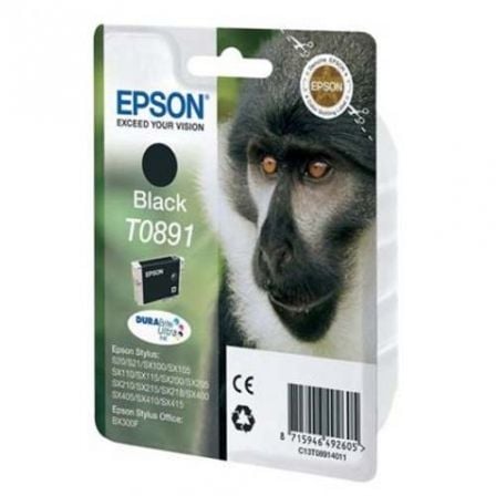 Cartucho de Tinta Original Epson T0891/ Negro