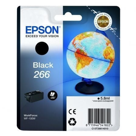 Cartucho de Tinta Original Epson nº266/ Negro