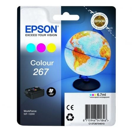 Cartucho de Tinta Original Epson nº267/ Tricolor