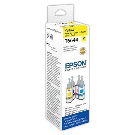 Botella de Tinta Original Epson T6644/ Amarillo