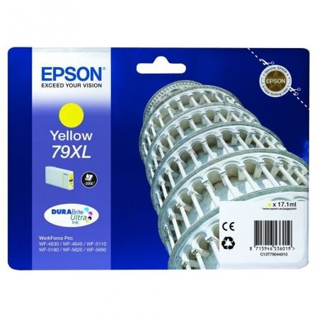 Cartucho de Tinta Original Epson nº79 XL Alta Capacidad/ Amarillo