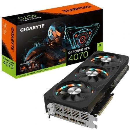 Tarjeta Gráfica Gigabyte GeForce RTX 4070 GAMING OC V2/ 12GB GDDR6X