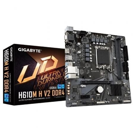 Placa Base Gigabyte H610M H V2 DDR4 Socket 1700/ Micro ATX