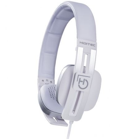 Auriculares Hiditec Wave White/ con Micrófono/ Jack 3.5/ Blancos