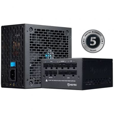 Fuente de Alimentación Hiditec GDX750 V2/ 750W/ Ventilador 14cm/ ATX 3.0/ PCIe 5.0/ 80 Plus Gold